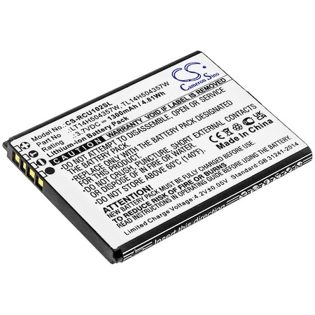 Bsc Preferred Cingular Flip IV U102AA Mobile Phone Replacement Battery CS-RCU102SL.2